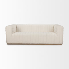 Ricciardo Cream Boucle 3-Seater Sofa - Ornate Home