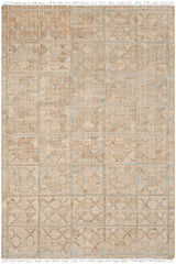 Rice Dusty Sage Fringed Jute Carpet - Ornate Home