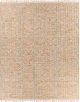 Rice Dusty Sage Fringed Jute Carpet - Ornate Home