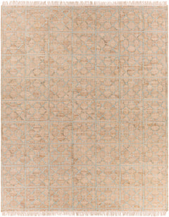 Rice Dusty Sage Fringed Jute Carpet - Ornate Home