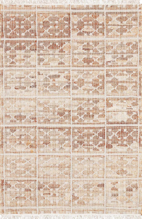 Rice Handcrafted Fringed Jute Carpet - Ornate Home