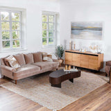 Rice Handcrafted Fringed Jute Carpet - Ornate Home