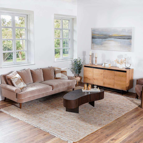 Rice Handcrafted Fringed Jute Carpet - Ornate Home