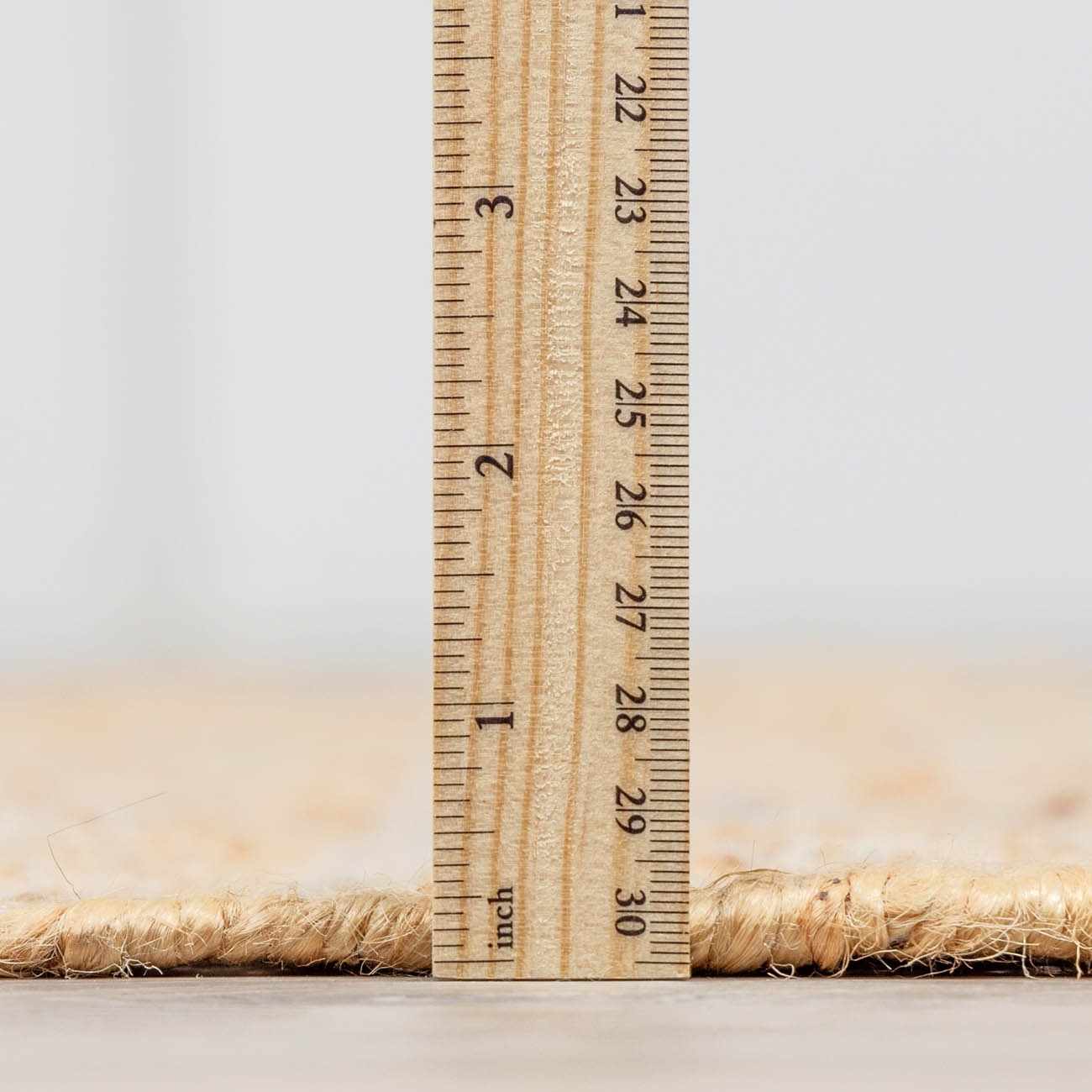 Rice Handcrafted Fringed Jute Carpet - Ornate Home