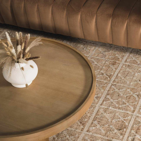 Rice Handcrafted Fringed Jute Carpet - Ornate Home