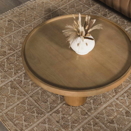 Rice Handcrafted Fringed Jute Carpet - Ornate Home