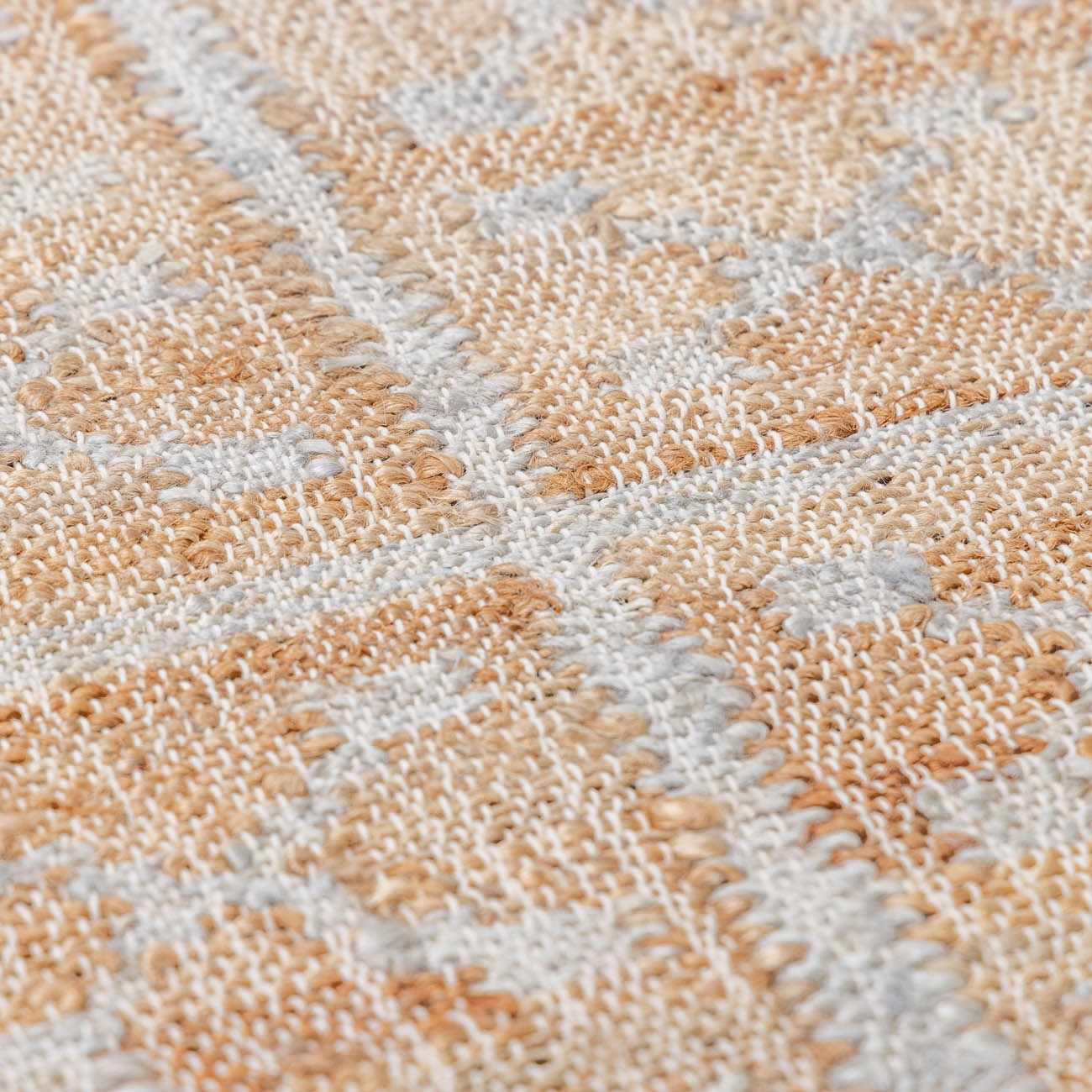 Rice Handcrafted Fringed Jute Carpet - Ornate Home