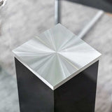 Richfield Black & Chrome Dining Table - Ornate Home