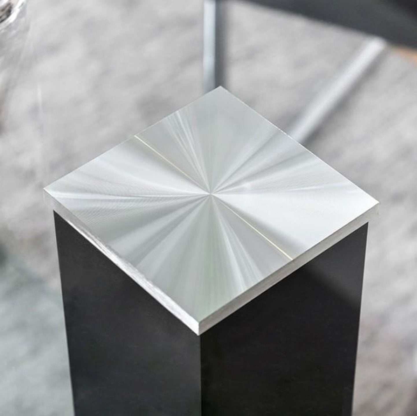 Richfield Black & Chrome Dining Table - Ornate Home