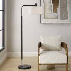 Richie Black Floor Lamp - Ornate Home