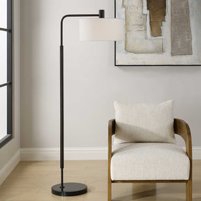 Richie Black Floor Lamp - Ornate Home