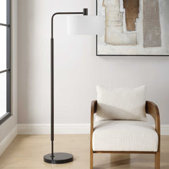 Richie Black Floor Lamp - Ornate Home