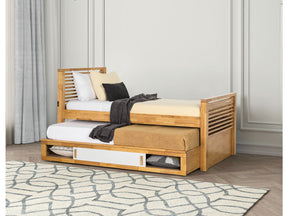 Richland Light Oak Bed - Ornate Home