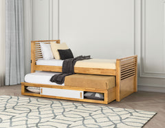 Richland Light Oak Bed - Ornate Home