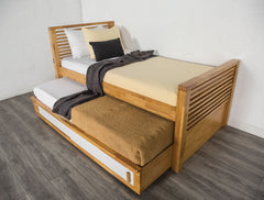 Richland Light Oak Bed - Ornate Home