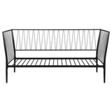 Richland Matte Black Metal Twin Daybed Bed Frame - Ornate Home
