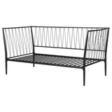 Richland Matte Black Metal Twin Daybed Bed Frame - Ornate Home