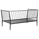 Richland Matte Black Metal Twin Daybed Bed Frame - Ornate Home
