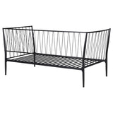 Richland Matte Black Metal Twin Daybed Bed Frame - Ornate Home