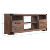 Richmond 60" TV Stand in Brown - Ornate Home