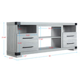 Richmond 60" TV Stand in Grey - Ornate Home