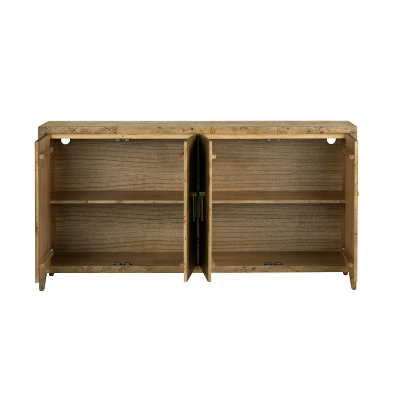 Richmond Brown Mappa Burl Sideboard - Ornate Home