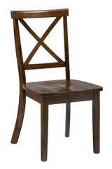 Richmond Cherry X Back Chair (Set of 2) - Ornate Home