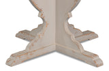 Richmond Natural/Antique White Round Bistro Table - Ornate Home