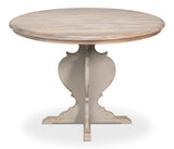 Richmond Natural/Antique White Round Bistro Table - Ornate Home