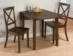 Richmond Richmond Cherry Cherry Drop Leaf Table w/ 2 X-Back Chairs - Ornate Home