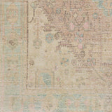 Rickinghall Peach&Sage Medallion Beige Rug - Clearance - Ornate Home