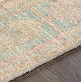 Rickinghall Peach&Sage Medallion Beige Rug - Clearance - Ornate Home