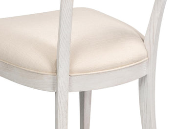 Ridge White Chair (Set of 2) - Ornate Home