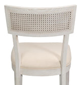 Ridge White Chair (Set of 2) - Ornate Home