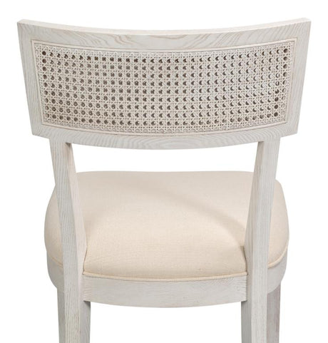 Ridge White Chair (Set of 2) - Ornate Home