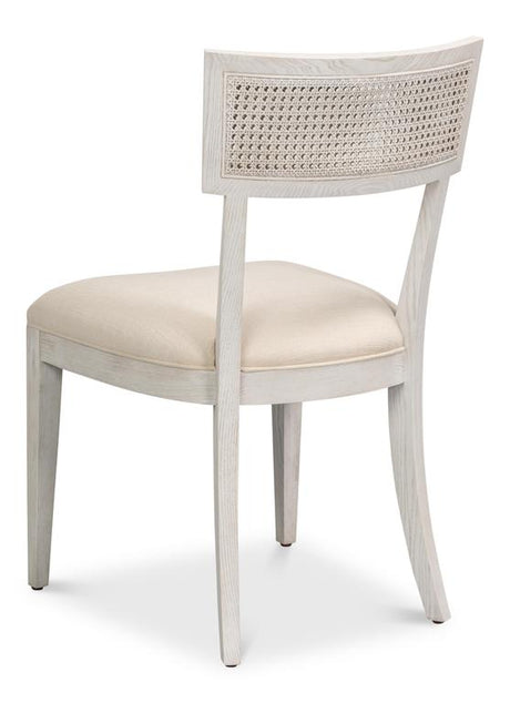 Ridge White Chair (Set of 2) - Ornate Home