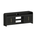 Ridgemont Black 3-Piece Entertainment Center with 82" TV Console