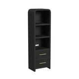 Ridgemont Black 3-Piece Entertainment Center with 82" TV Console