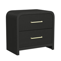 Ridgemont Black 3-Piece Queen Storage Bedroom Set with 2 Nightstands - Ornate Home