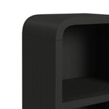 Ridgemont Black 4-Piece Entertainment Center with 82" TV Console - Ornate Home