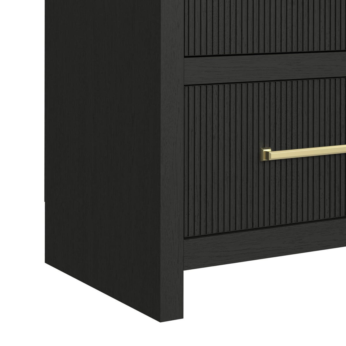 Ridgemont Black 4-Piece Entertainment Center with 82" TV Console - Ornate Home