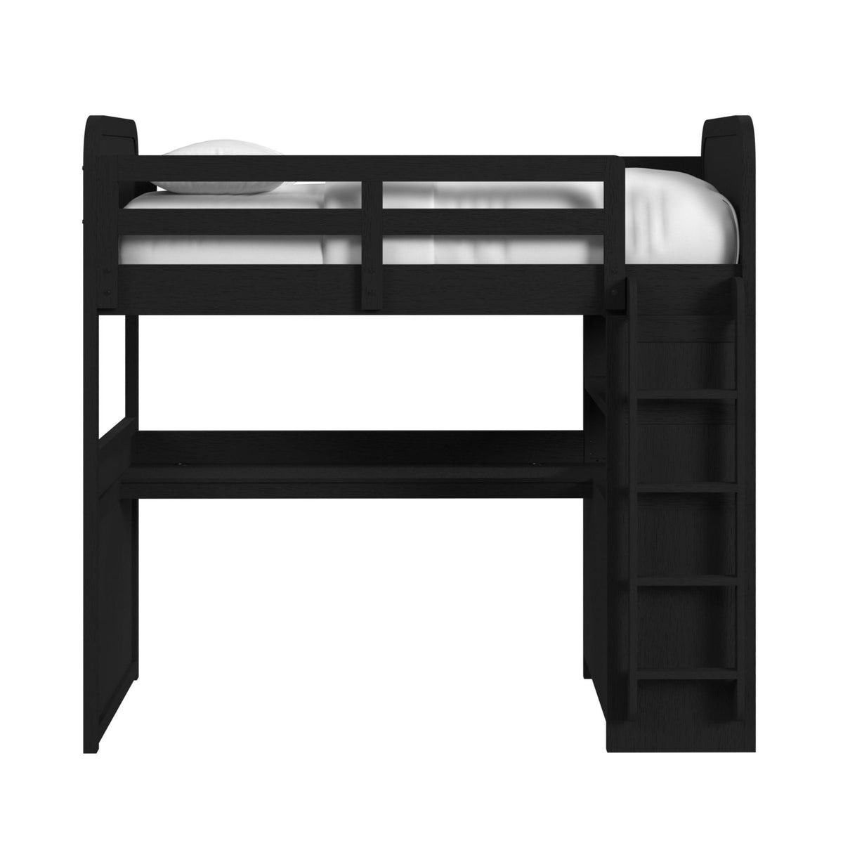 Ridgemont Black Loft Bed Bunk Bed - Ornate Home