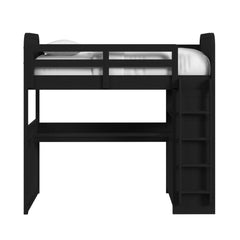 Ridgemont Black Loft Bed Bunk Bed - Ornate Home