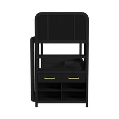 Ridgemont Black Loft Bed Bunk Bed - Ornate Home