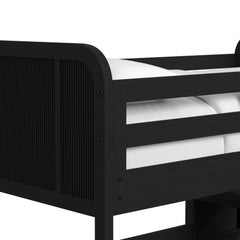 Ridgemont Black Loft Bed Bunk Bed - Ornate Home