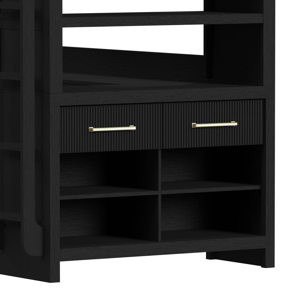 Ridgemont Black Loft Bed Bunk Bed - Ornate Home