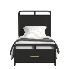 Ridgemont Black Twin Storage Bed - Ornate Home
