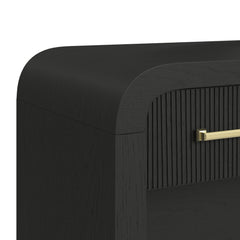 Ridgemont Black with Grain Dressing Table - Ornate Home