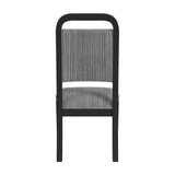Ridgemont Black with Grain/Grey Dining Side Chair (Set of 2) - Ornate Home