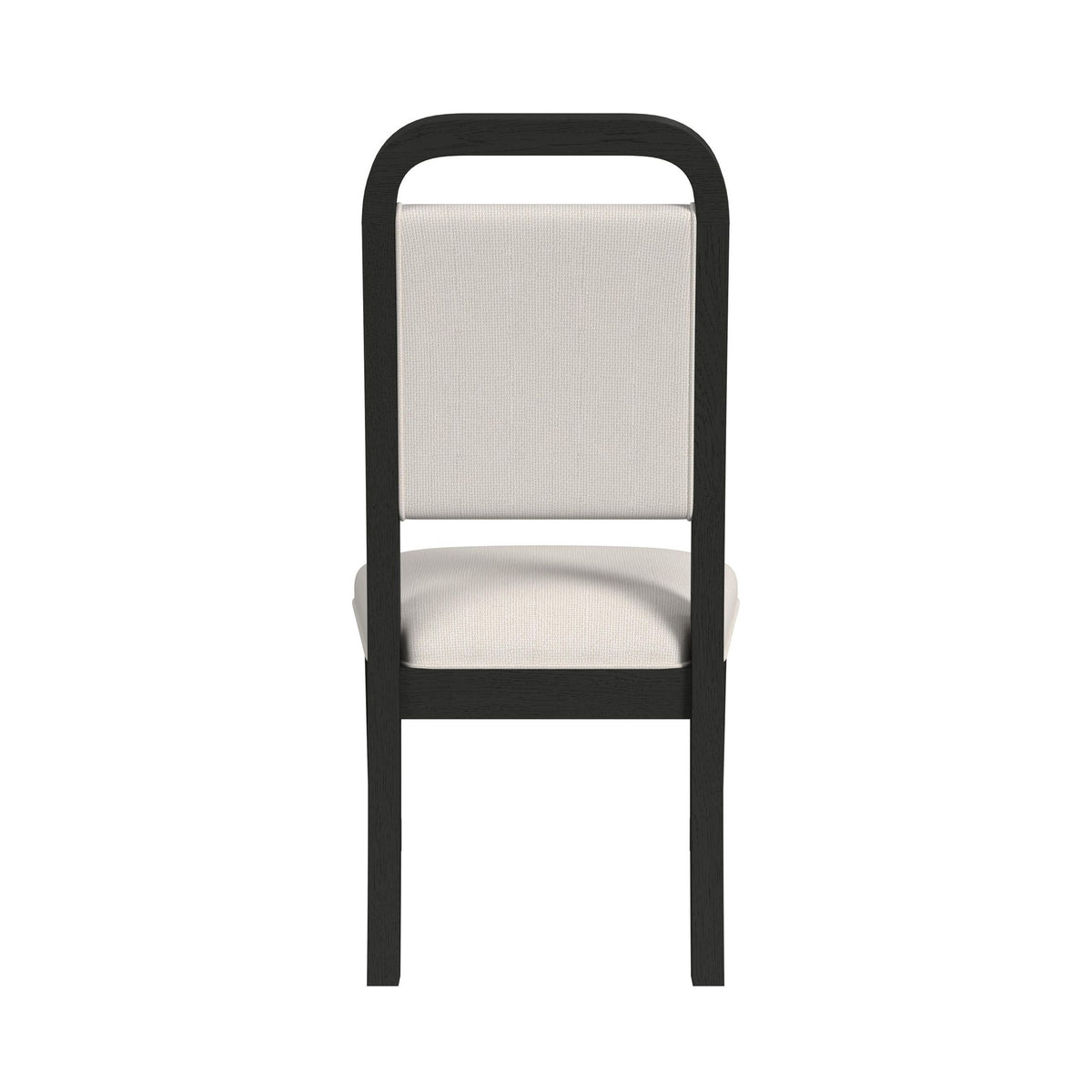Ridgemont Black with Grain/White Dining Side Chair (Set of 2) - Ornate Home
